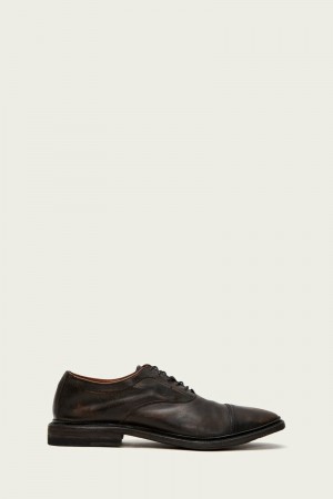 Black Frye Paul Bal Oxford Men Dress Shoes | TJOQ73945