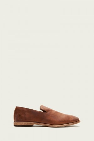 Brown Frye Chris Venetian Men Oxfords | VBUX10872