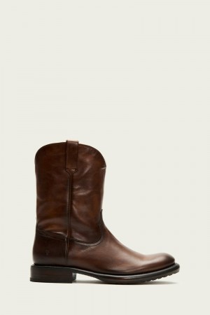 Brown Frye Duke Roper Men Western Boots | JIPW40823