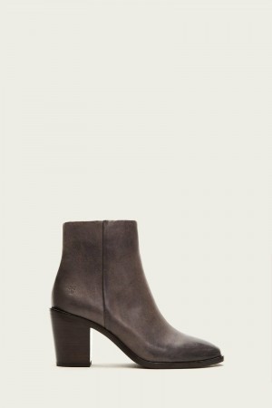 Deep Grey Frye Georgia Women Booties | HMIO43678