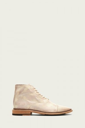 White Frye Paul Lace Up Men Dress Shoes | PRDH10493