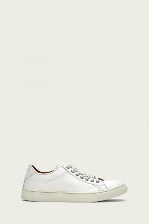 White Frye Walker Low Men Sneakers | TCDR46859